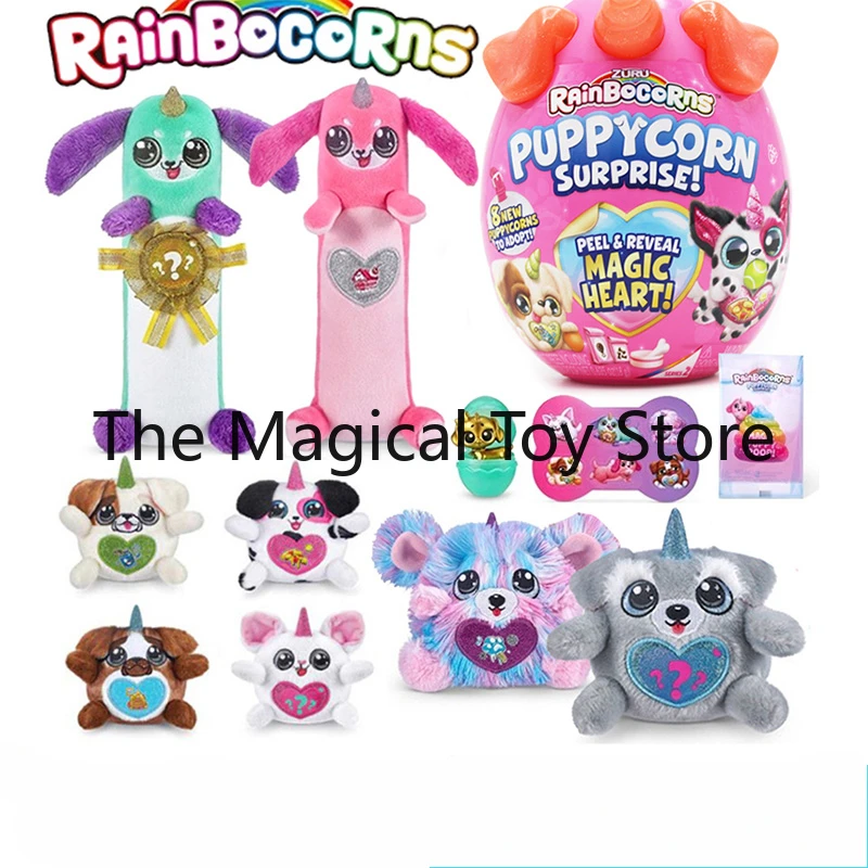 Фото Оригинальное яйцо-сюрприз ZURU Rainbow Puppy Popcorn Magic Egg 2-го поколения, мини-игрушка Wangxing, подарок на день рождения для детей №4