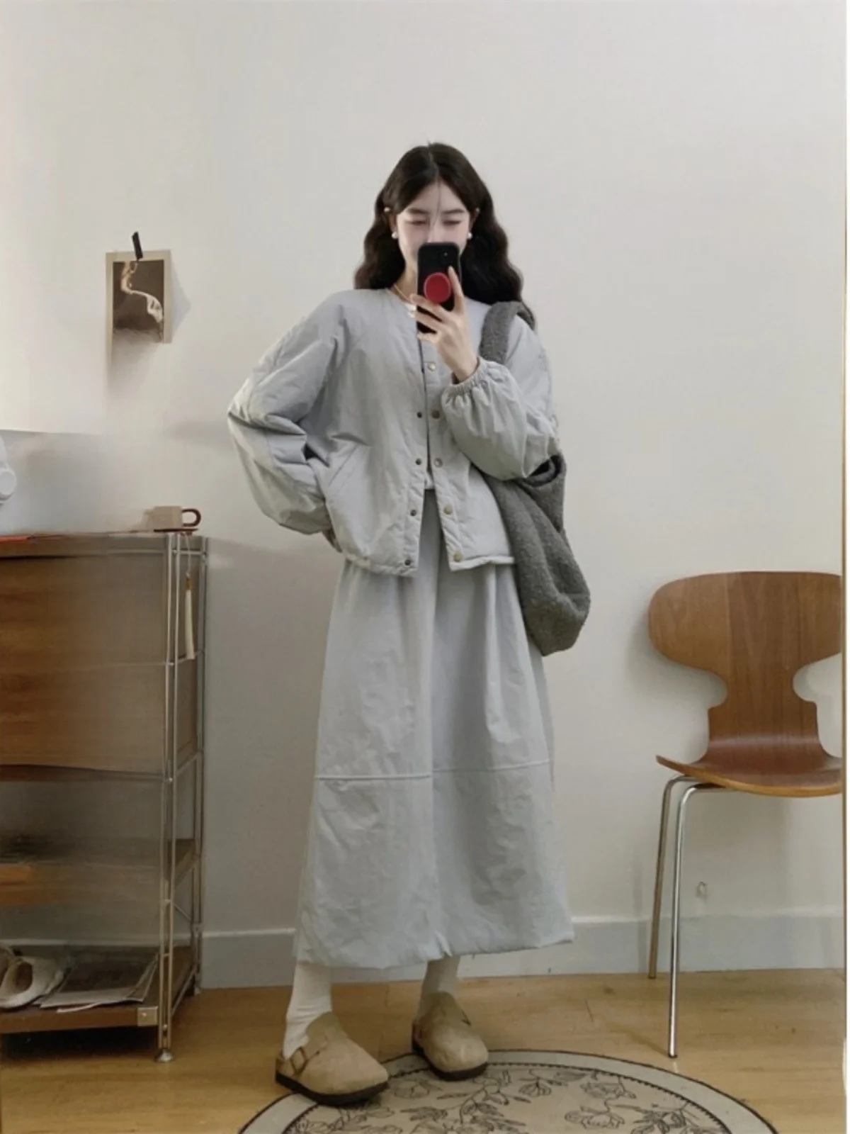 Комплект зимней одежды High Sense Женская одежда больших размеров Пухлая девушка