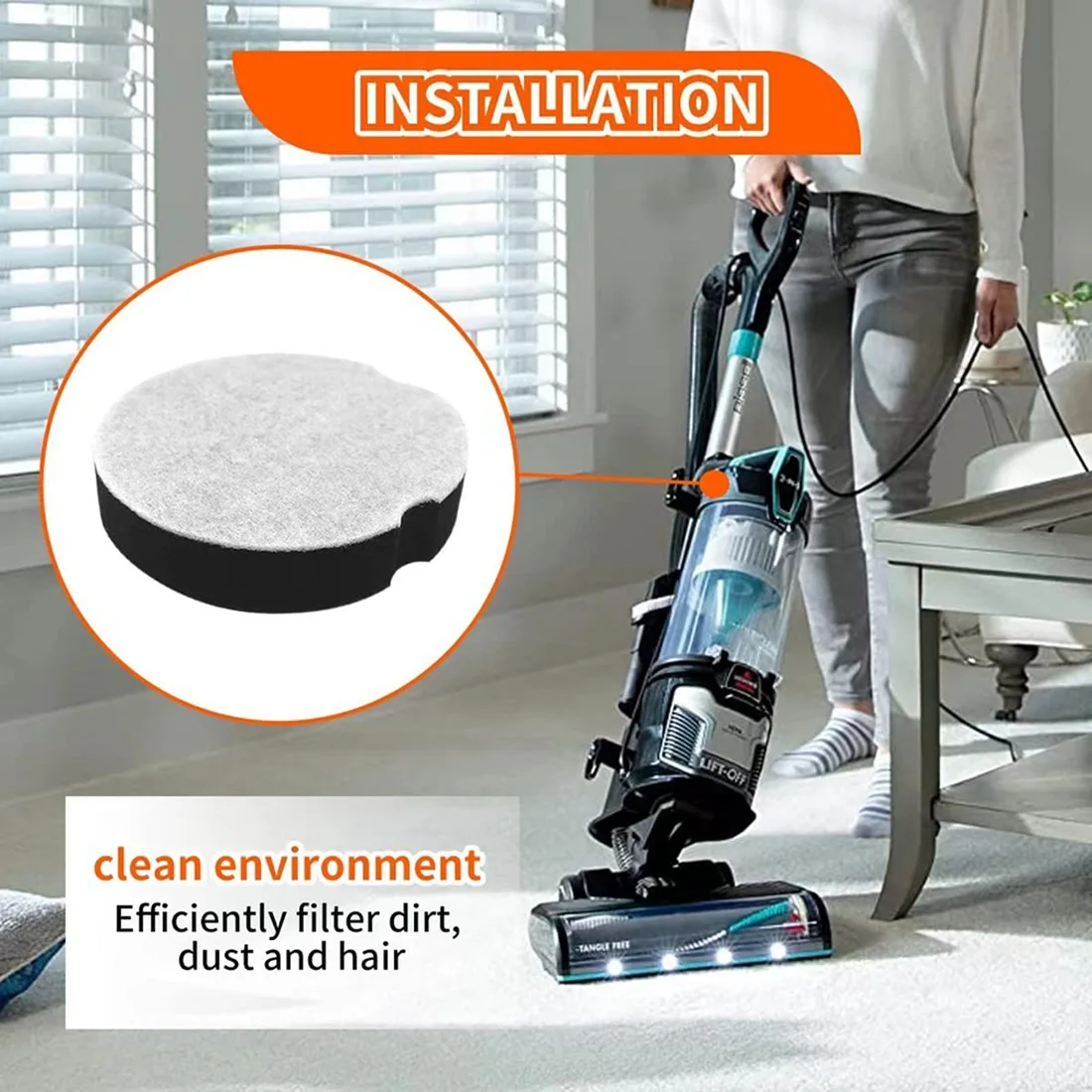 5 шт. Сменный фильтр для пылесоса Bissell PowerForce Compact