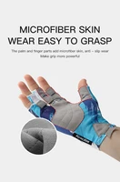 anti slip uv gloves for men and women outdoor fishing