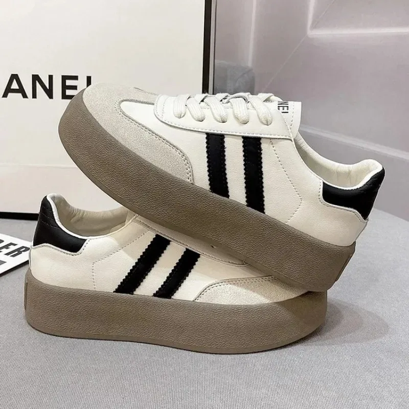 Женская повседневная уличная спортивная обувь на шнуровке 2024 весенне-осенние