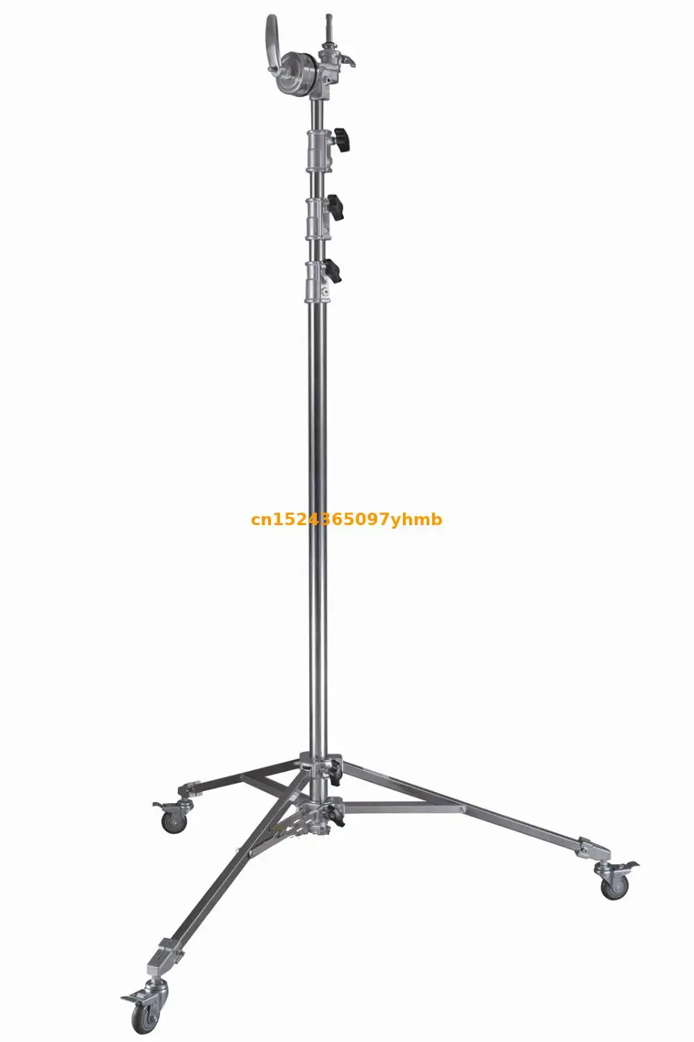 

5.8m(228.3'') Overhead Roller Stand 4 Sections, 3 Risers with Big Grip Head 5/8'' 16mm 28mm Stud & Socket