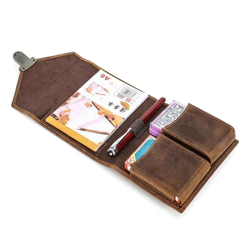 Роскошный кожаный чехол для ноутбука в стиле ретро слот ручки деловые