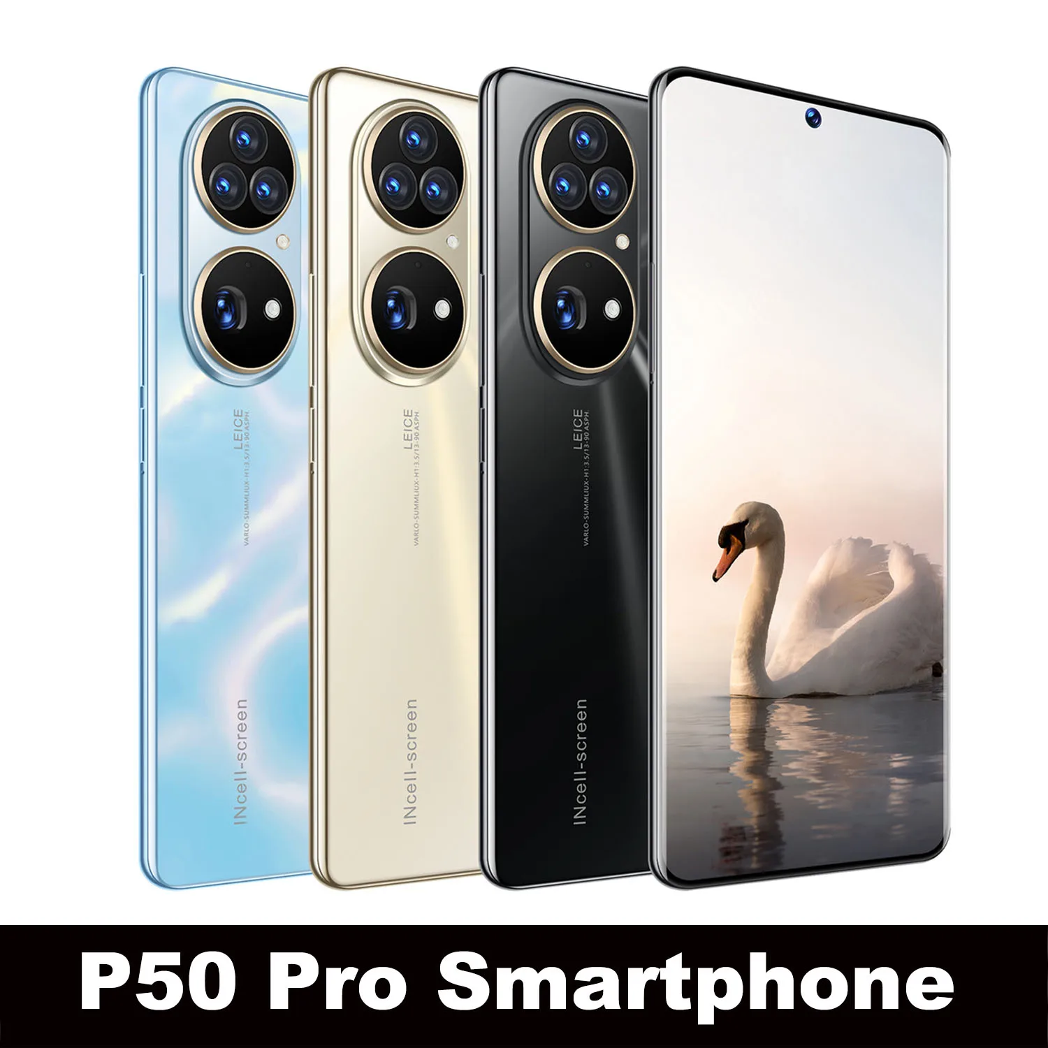 

New Smartphone P50 Pro 5G 7.3 inch Full Screen 5G 16TB+1TB 6800mAh Mobile Phones Global Version 64MP HD