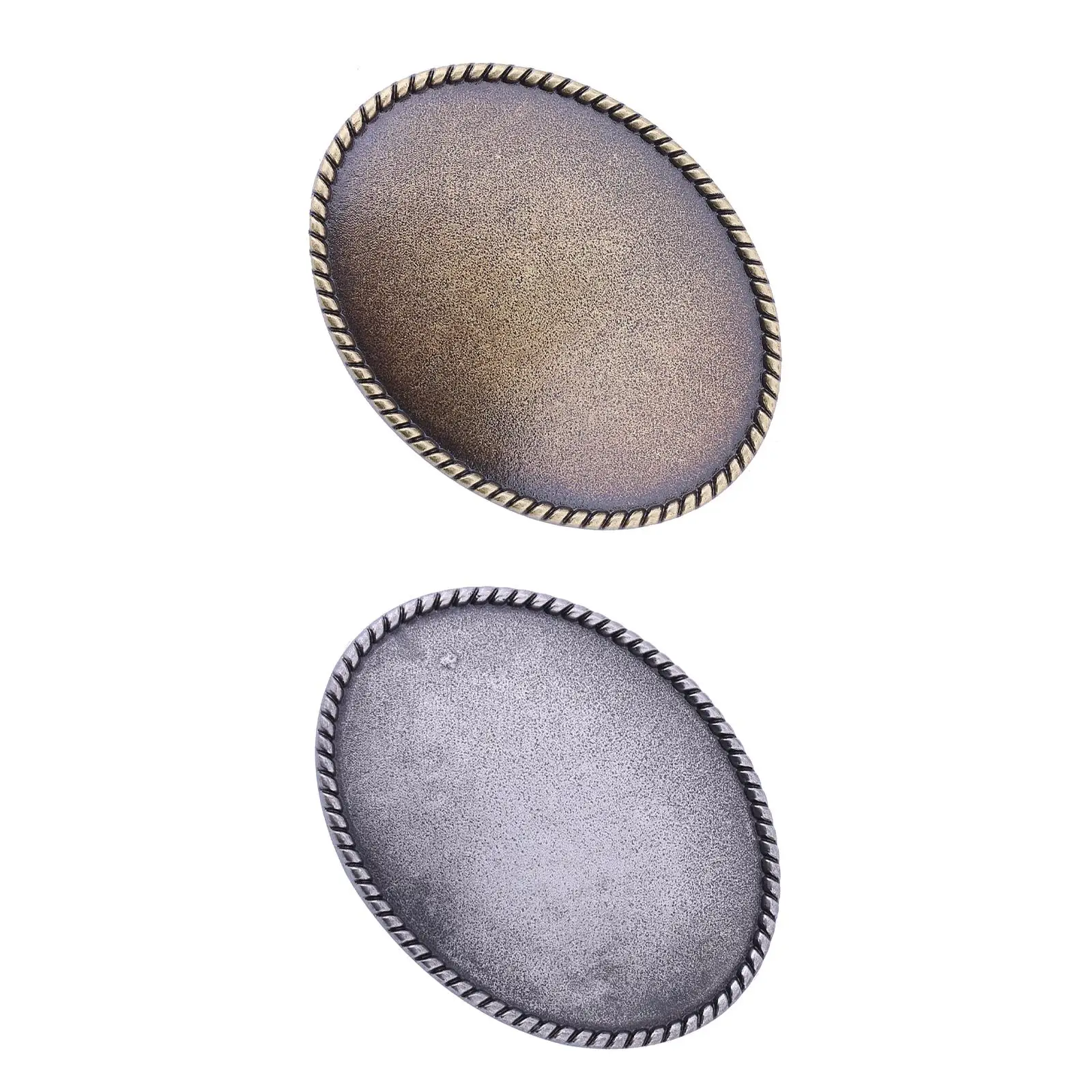 

Classic Alloy Belt Buckle Replacement Oval Blank Belt Buckles for 38mm Belt
