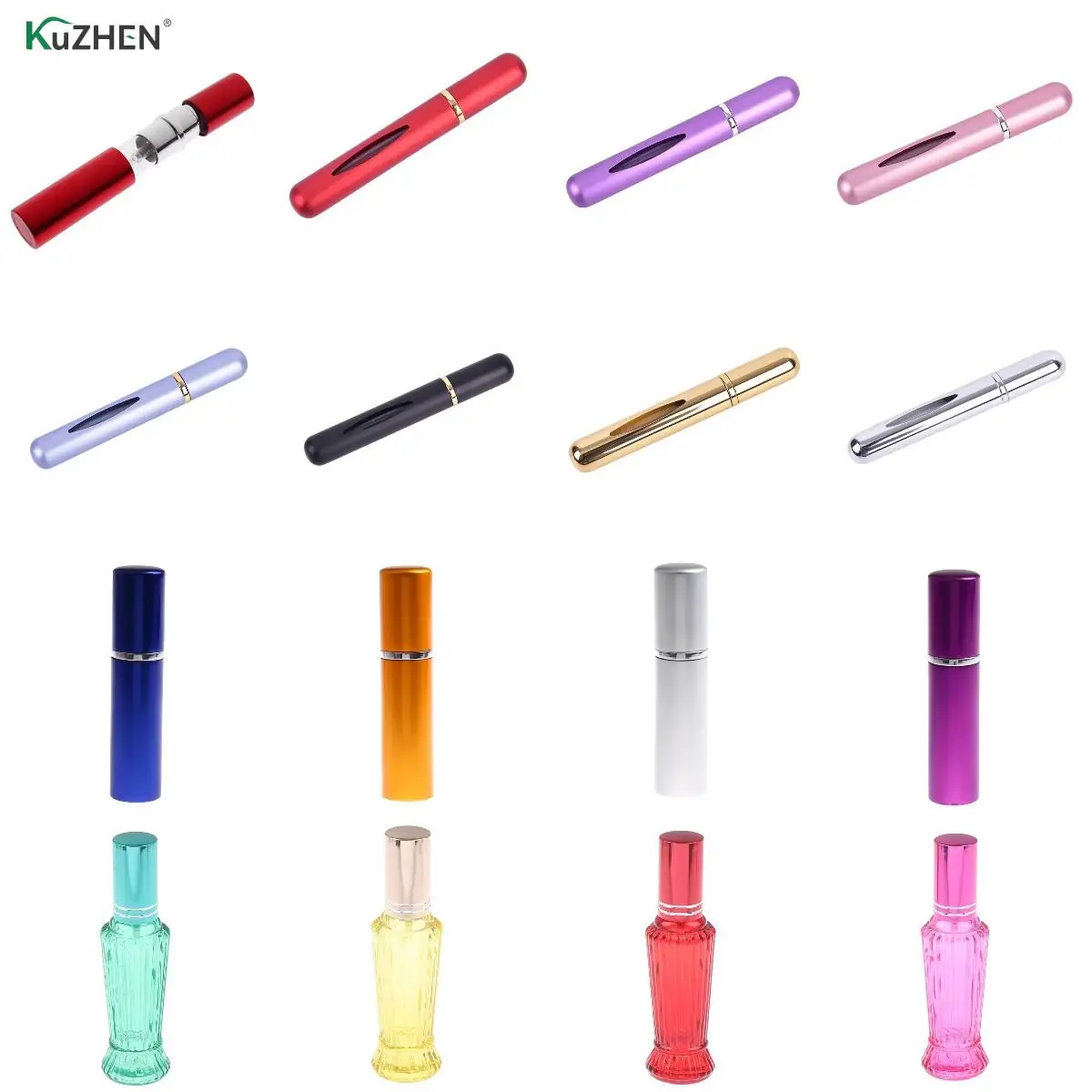 

1PCS Empty Cosmetic Containers Spray Atomizer Bottles Travel Tools 5/6/15ml Portable Refillable Perfume Bottle Spray Scent Pump