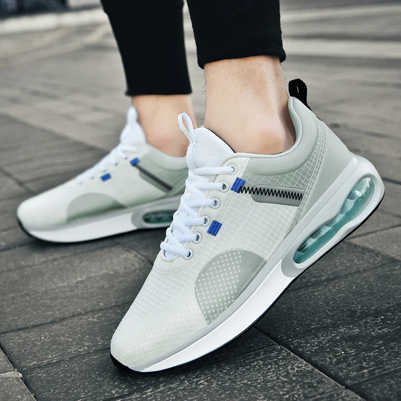 Mens Fashion Work Out Air Cushion Sports Sneakers Running Shoes Soft Bottom Casual Shoe
