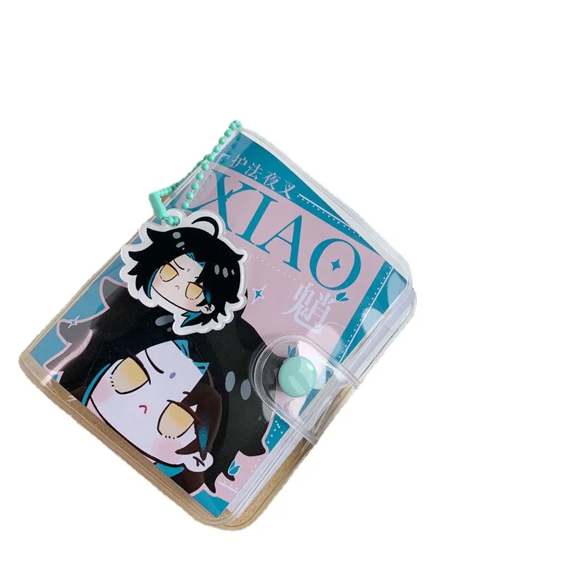 

Genshin Impact zhongli Hand account book DIY loose-leaf book Japanese Kawai stationery mini cute journal notebook 3 holes