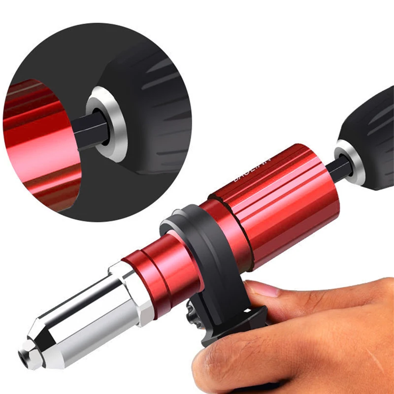 

Electric Rivet Gun Adapter 2.4-4.8mm Different Guide Nozzle Models Are Used To Quickly Pull Various Specifications Of Rivets