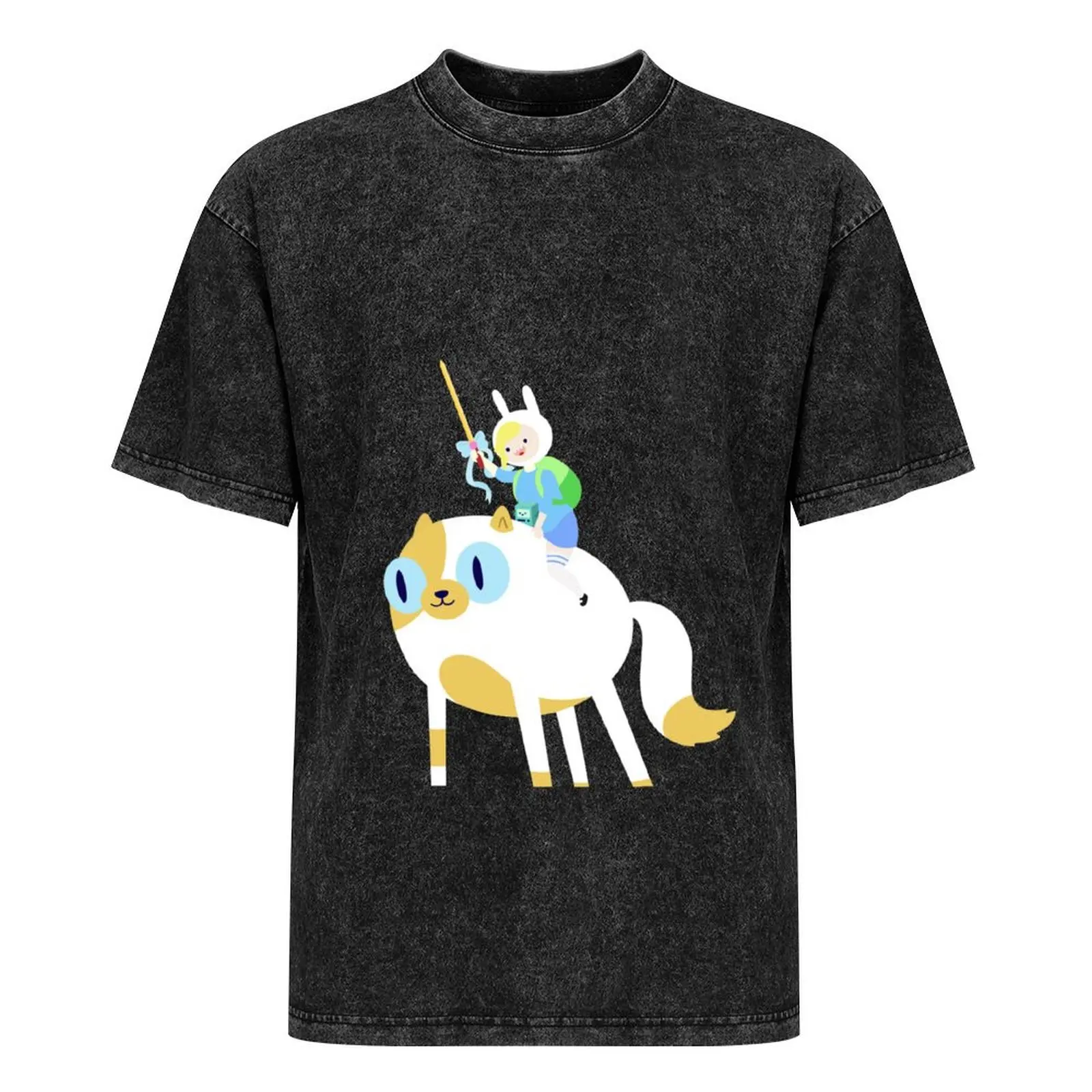 Футболка Время приключений с Фионеной и Тортом корейские модные рубашки мужские