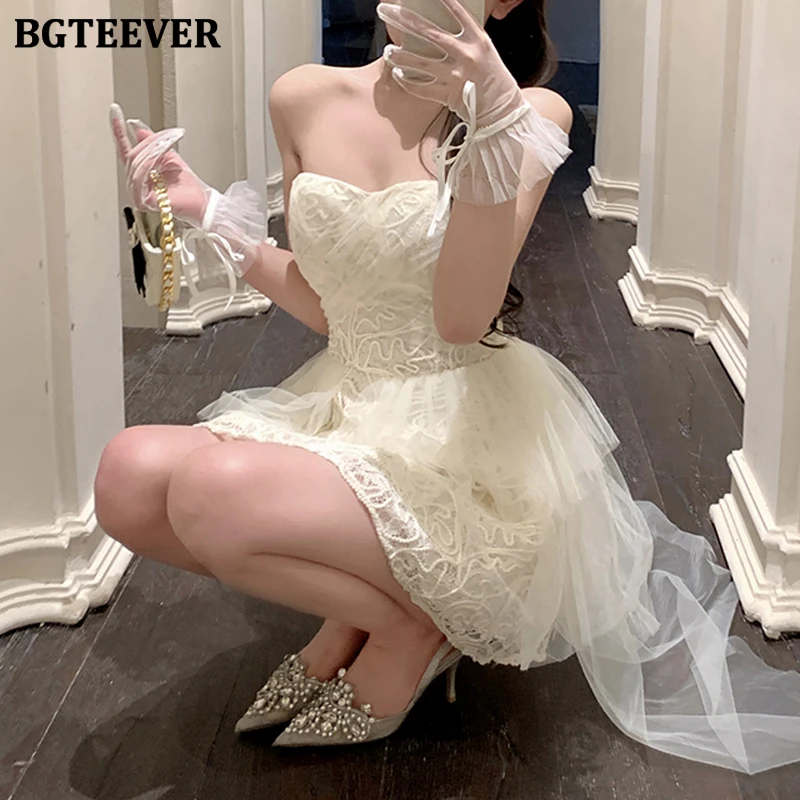 BGTEEVER стильное женское вечернее платье трапециевидной формы без рукавов