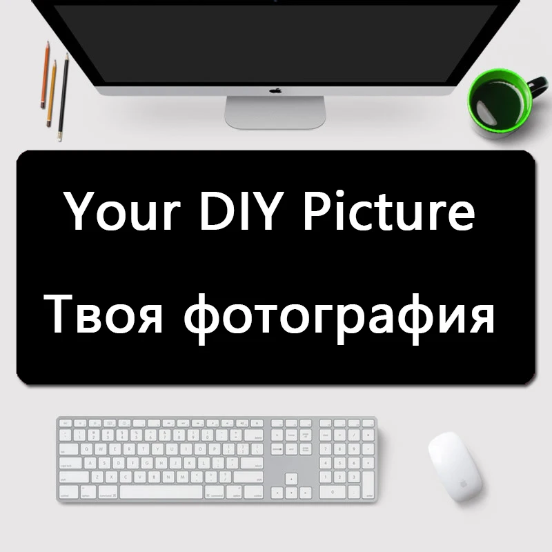 

800x300mm DIY Custom Made Mouse Pad Desk Mat Gaming Computer Mouse Pad Large Mouse Mat Non-Slip Rubber Gamer Anime Mousepad