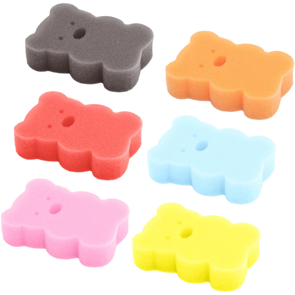 

6 Pcs Bath Scrubber Baby Sponge Bathing Scrubbers Accessories Toddler