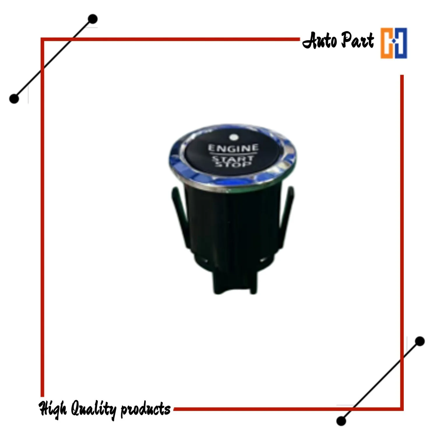 Фото Кнопка запуска двигателя DG9Z-10B776-AA DG9Z10B776AA DG9T-14C376-AB для Ford Fusion CC7 2013- №2