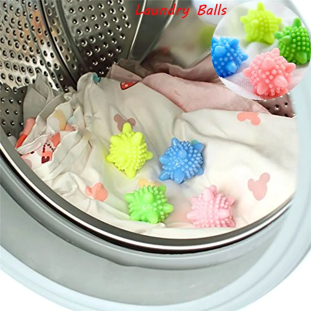 

6pcs/set (random） New Softener Fresh Dryer Laundry Balls Anti-Winding Washing Decontamination