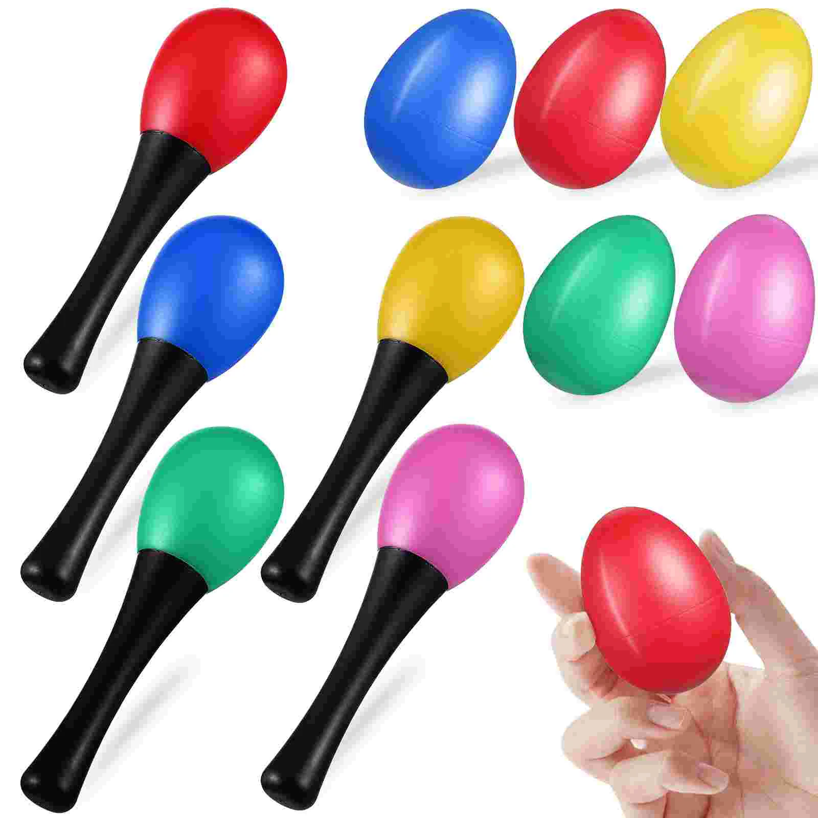 

Egg Shakers Musical Maracas Instruments Kids Instrument Baby Percussion Rhythm Shakerwoodwooden Toys Eggstoddler Toy Beginners