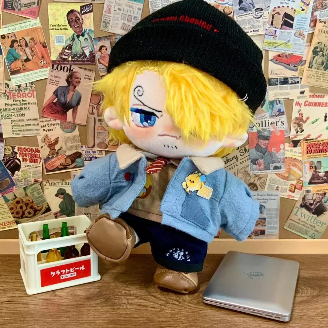Фото 20 см плюшевые игрушки аниме Vinsmoke Sanji Game Demon, мягкая плюшевая кукла, одежда, мягкая подушка, хлопковая кукла, игрушка для детей, подарки №4