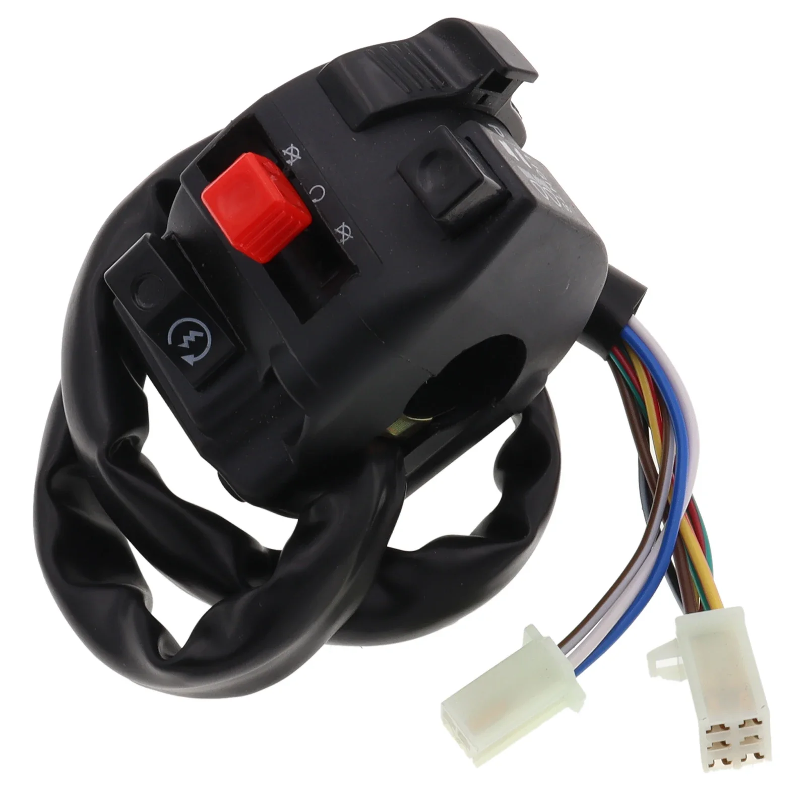 

Кнопка запуска света LKill для мотоцикла, 22 мм, 4 четырехфункциональных переключателя с рычагом дроссельной заслонки для квадроцикла 110, 125, 150cc