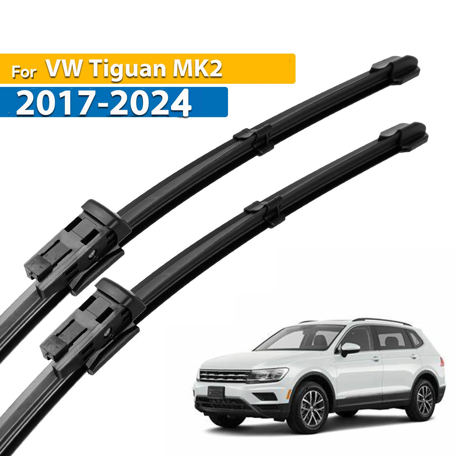 

Щетки стеклоочистителя Erick's LHD для VW Tiguan MK2 Фольксваген Тигуан 2017-2023, щетки от дождя для лобового стекла и стекла, 26 + 21 дюйм