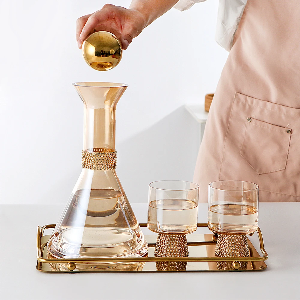 (Можно выгравировать логотип) 1150 мл легкая роскошная бытовая чашка для воды набор