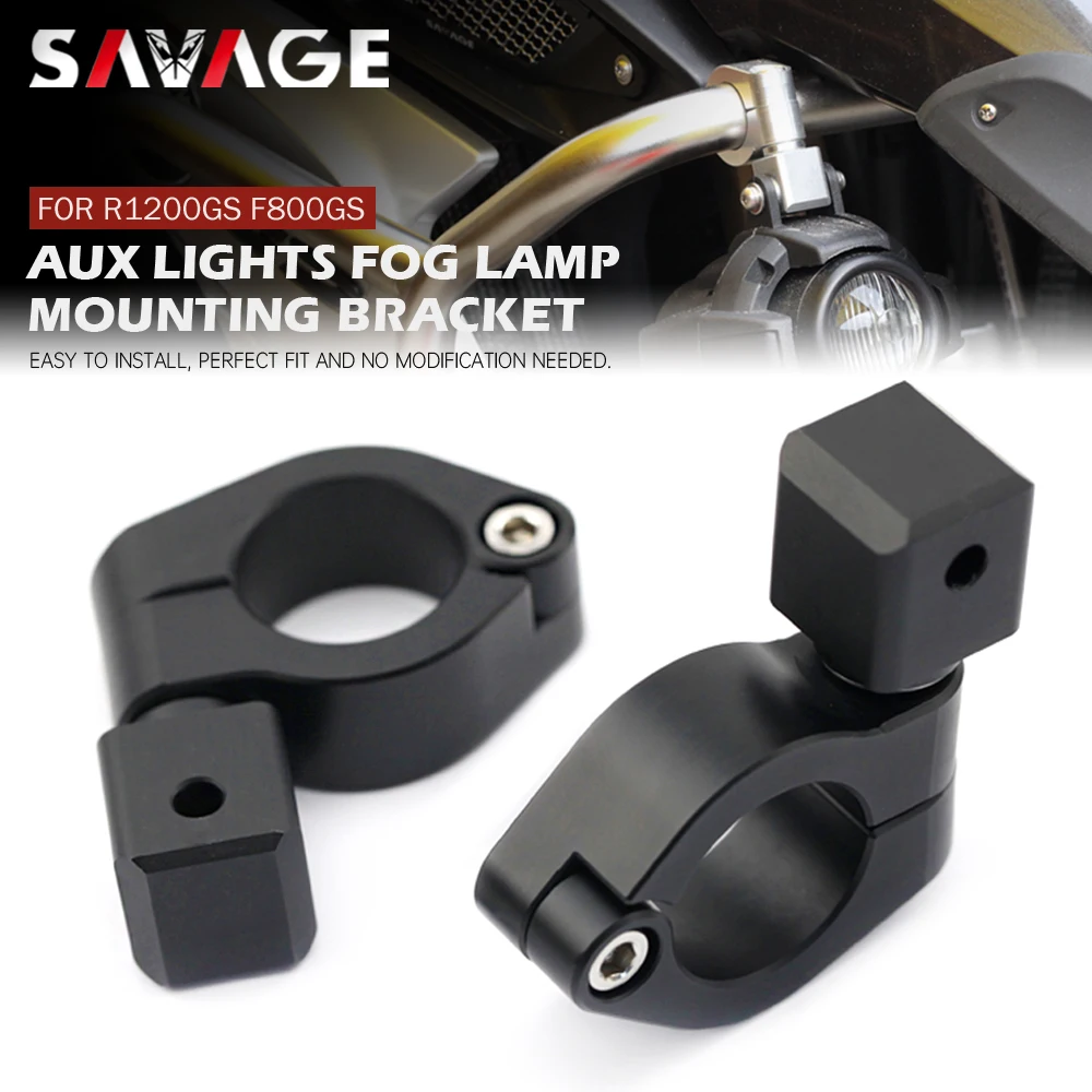 Front Aux Lights Fog Lamp Bracket For BMW R1200GS LC/ADV R1250GS F800GS F750GS F650GS R1150GS R GS Motorcycle Headlight Mounting