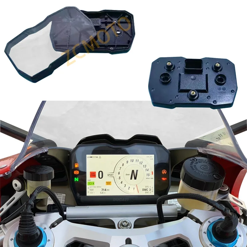 

Motorcycle Speedometer Instrument Case Gauge Odometer Tachometer Housing Cover For DUCATI PANIGALE V4 Streetfighter 2018-2022