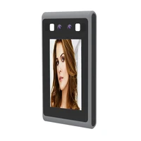 realand g h301 touch screen dynamic face access control and time attendance 2 1mp binocular camera