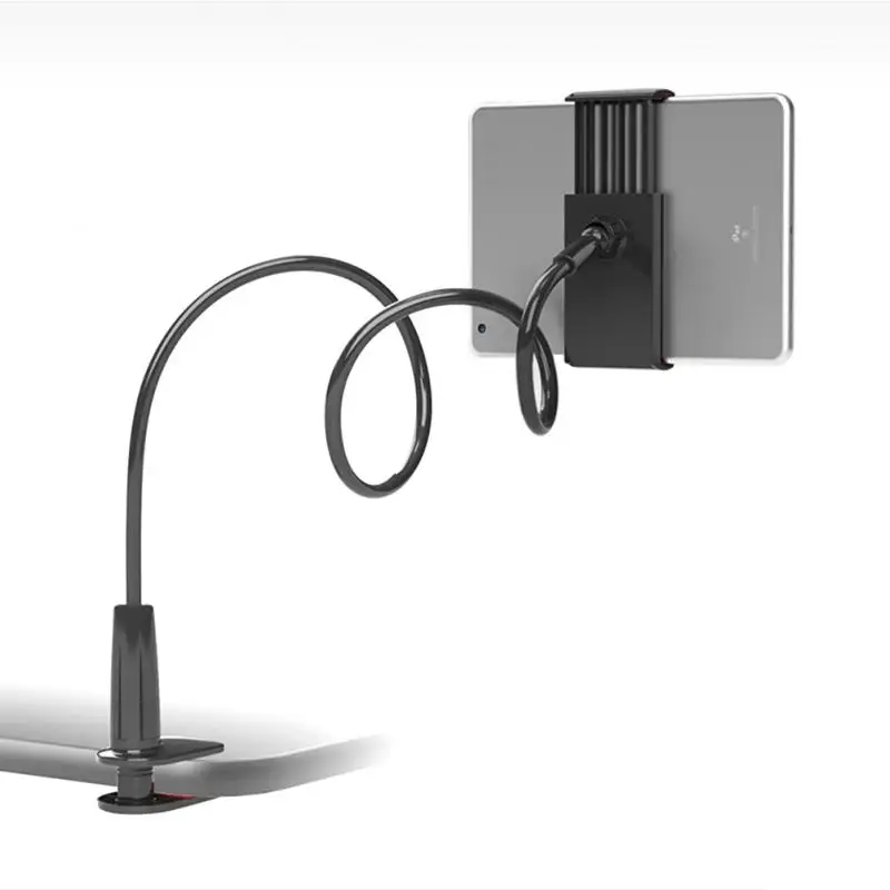 Универсальный держатель для телефона, зажим для кровати и стола, гибкий зажим для гусиной шеи, крепление с длинными ручками для IPhone, Samsung, держатель для кровати и стола