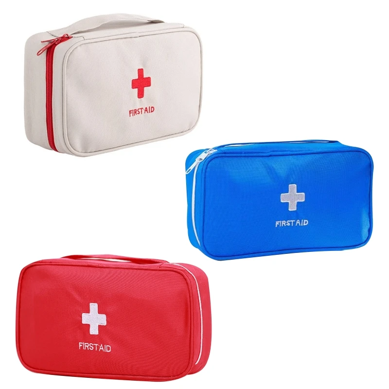 

Portable Mini Empty Survival First Aid Bag Pills Package Storage Pouch Pocket Container for Home Office Travel Camping Hiking