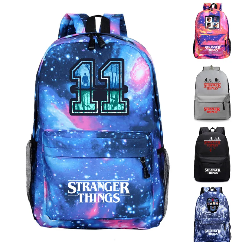 

Film Stranger Things Adult Kid Student Backpack Daily Casual Portable Travel Climb Mountains Outdoor Printing Bag Unisex 2022