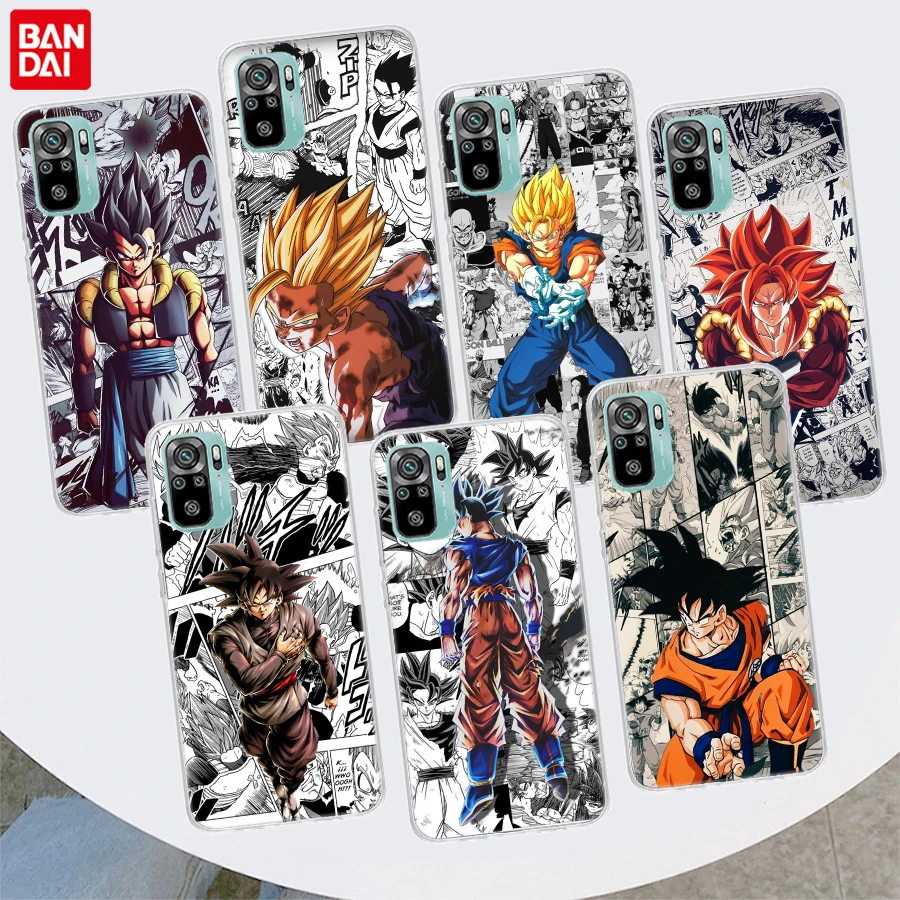 

Dragon Ball Anime Goku Phone Case For Xiaomi Redmi Note 10 Pro Max 10S 9 9S 9T 8 8T 11T 11S 11 5G 11E 7 6 5 4X Coque
