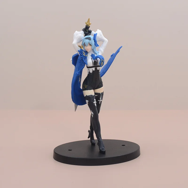 

Аниме экшн-фигурки 17 см Genshin Impact Eula, игрушки манга, украшение для периферийного автомобиля, Коллекционная модель, игрушки, кукла, подарок