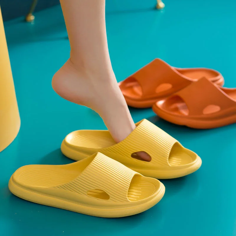 women men bathroom shower slippers couples home soft sole non slip slides high quality beach casual shoes house pool slipper free global shipping