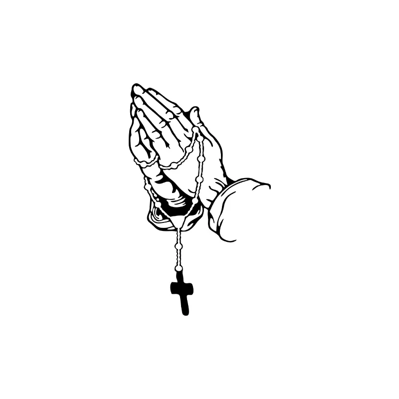 

Стикеры для салона автомобиля, цветные лазерные Стикеры с молитвенным жестом для автомобиля, декоративные наклейки с изображением бога, Иисуса Христа