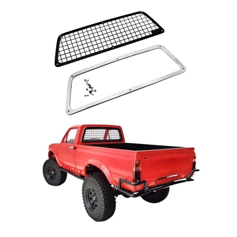 

Metal Rear Window Grille for 1/10 Scale Remote Control Car RC4WD Trail Finder 2 Tamiya Hilux Bruiser RC Crawler Accessories