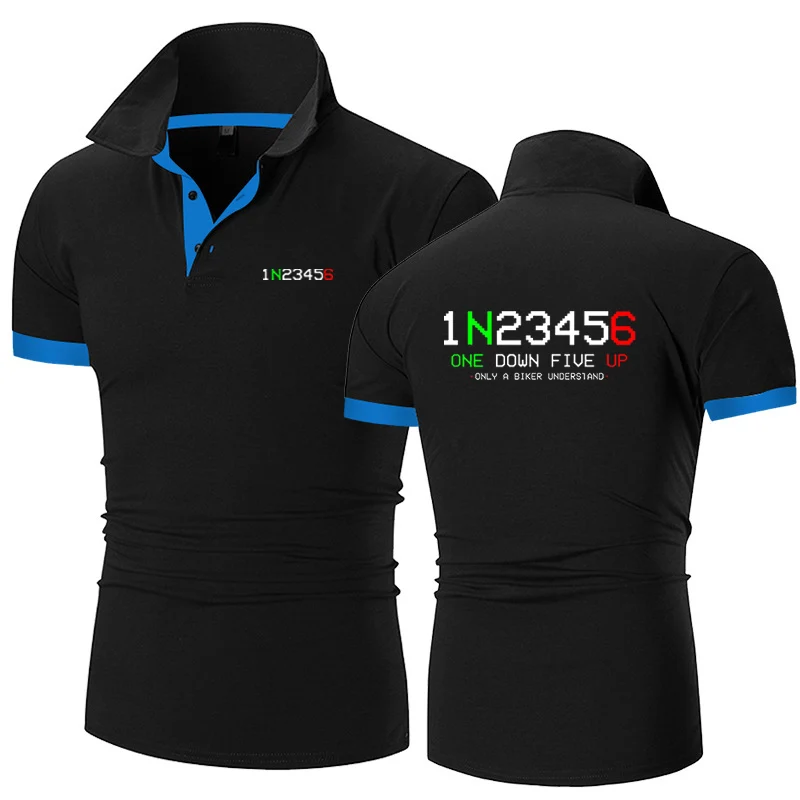 

Biker 1n23456 Motorcycle Men's New Summer Hot Sale Fashion High Quality Casual Short Sleeve Shirts Comfortable Polos Shirts