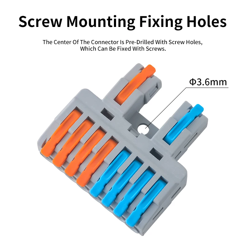JINH 30 шт. 2 в 4/6/8 выхода CMK 422 быстродействующие клеммные колодки для проводов
