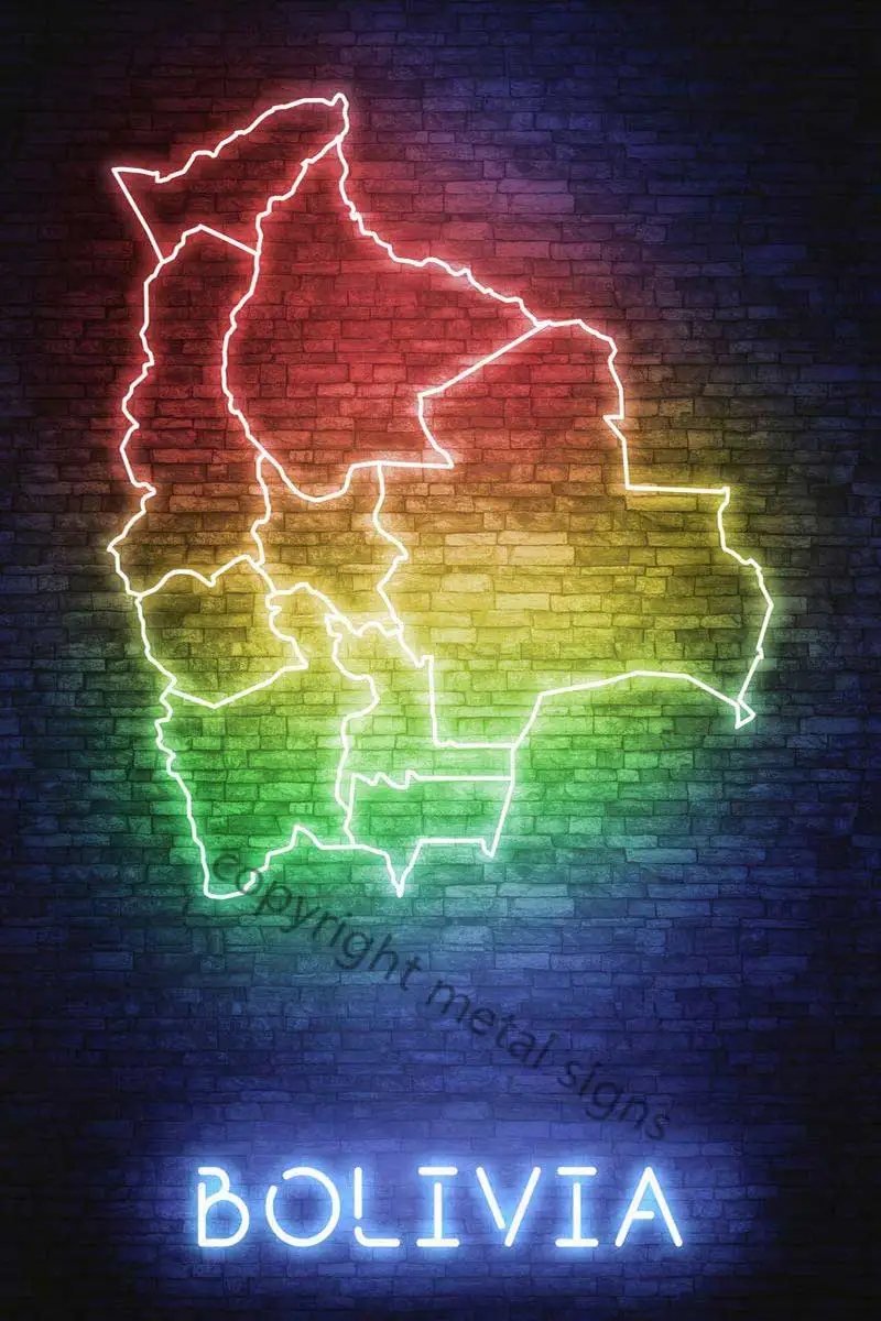 

Декор для комнаты Боливия Сукре, ретро, винтажная металлическая вывеска, жестяная вывеска, неоновые вывески для клуба, мужской пещеры, кафе, ...