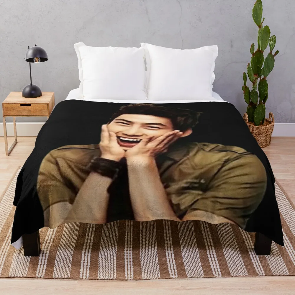 Одеяло Ok Taecyeon фланелевое роскошное тонкое одеяло для зимы