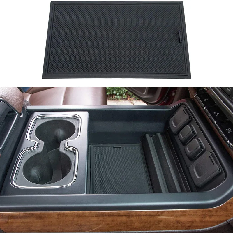 

Крышка отсека для центральной консоли для GMC Sierra 1500 2500HD 3500HD и Chevrolet Silverado 1500/2500 HD/3500 HD