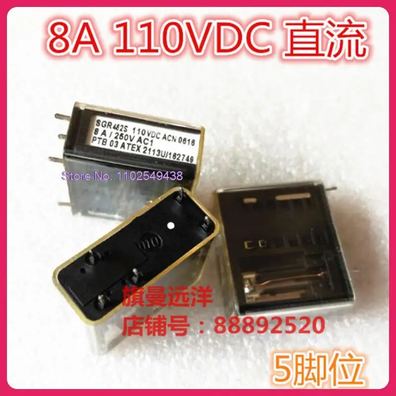 

SGR462S 110VDC ACN0635 5 8A 110V ELESTA SGR482S