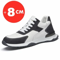 elevator mens shoes spring korean version of the trend of sports shoes mens increased 8cm casual thick soled old fashion shoes