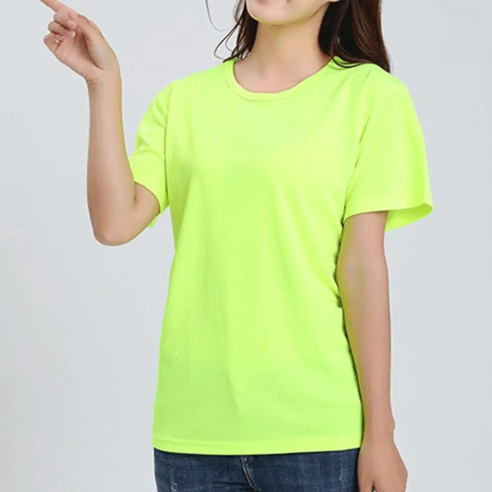 

Pilling Resistant Polyester Quick Dry Solid Color Pullover Top for Fitness