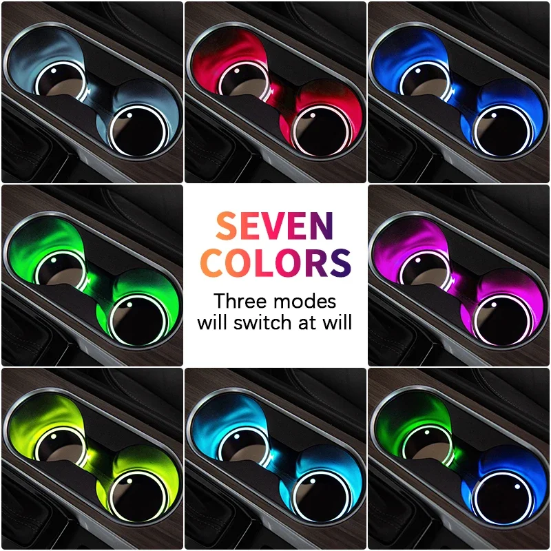 СВЕТОДИОДНЫЙ Автомобильный держатель для напитков эмблема Citroen Saxo декоративное