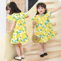 girls cartoon print summer dress flower girl dresses kids dresses for girls 2 year old baby girl clothes