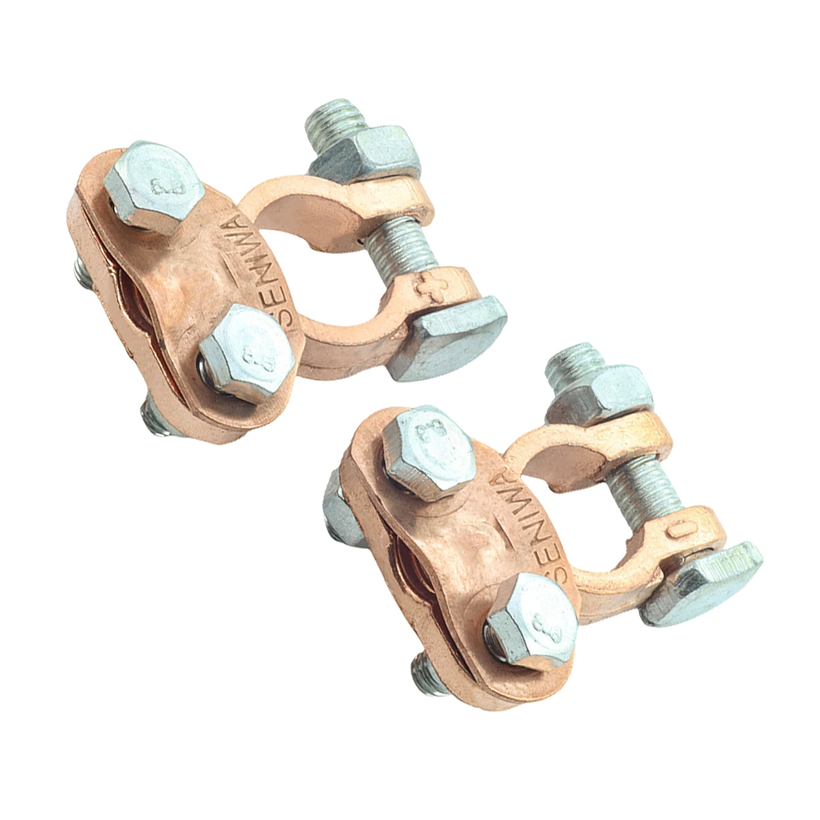 

1 Pair Car Battery Terminal Clip Heavy Duty Brass Battery Quick Release Connectors Auto Battery Terminal Clamp Car Accessories