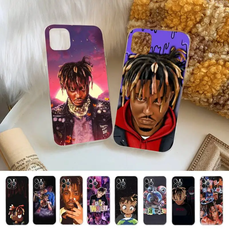 

Rap Juice Wrld Singer Phone Case Silicone Soft for iphone 14 13 12 11 Pro Mini XS MAX 8 7 6 Plus X XS XR Cover