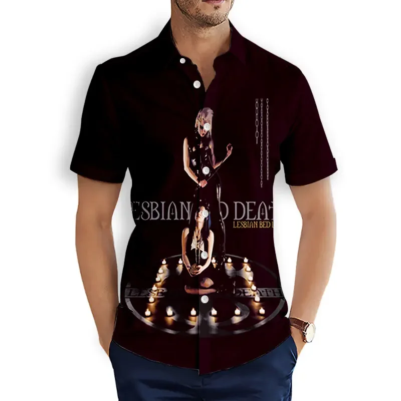 Модные повседневные рубашки CAVVING с 3D принтом лесбийской кровати смерти