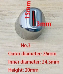 

Ручки для ножей из латуни/нержавеющей стали, 4 шт.