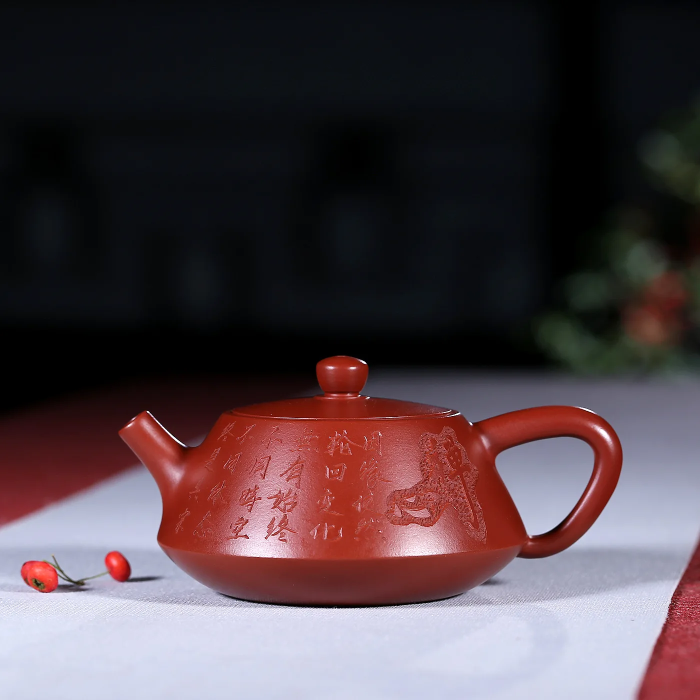 

Yixing Фиолетовый Глиняный чайный горшок Dahongpao Zen Kungfu чайный набор небольшой емкости 160 мл